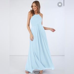 Azazie Ginger Sky Blue